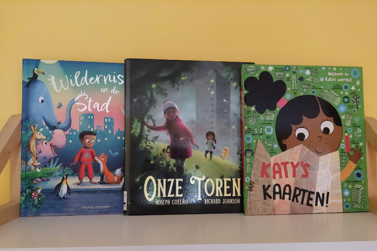 3 prentenboek over het stadsleven